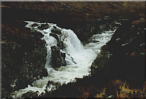 NG8758 : Waterfall on the Allt Toll a' Mhadaidh by Nigel Brown