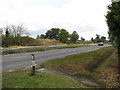 View east along the A47