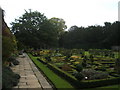 SK2272 : Formal garden in grounds of Hassop Hall by Peter Barr