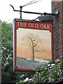 Sign for The Old Oak, Gordon House Road / Oak Village, NW5