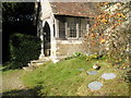 Approaching the church porch at St Mary Magdalene