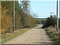 Lane to the Nottinghamshire Sailing Club