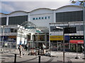 Market entrance, Plymouth