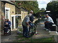 A sunny Sunday afternoon at the lock