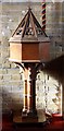 St Mildred, Acol, Kent - Font