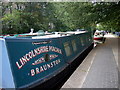 Narrowboats beside Victoria Park