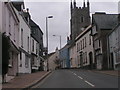 The Albert Inn and the church, Bridgetown