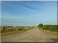 Farm track to Hockerton Moor Farm