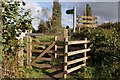 The new gate to the Reed Pond field