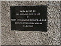 J0651 : Foundation Stone for Newmills Presbyterian Church by P Flannagan