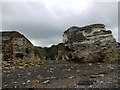 NZ4346 : Limestone stack, Blast Beach by Andrew Curtis