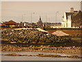 Saltcoats: looking across the harbour towards Winton Circus