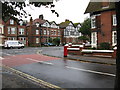 Junction of Radnor Park West with Cheriton Road