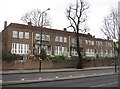 Houses along Kensington High Street