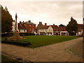 Wimborne Minster: the Minster yard