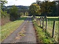 Minor road leading to Weston Park