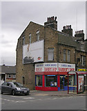 SE1732 : Leeds Road Barber's Shop - Leeds Road by Betty Longbottom