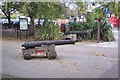 Cannons beside Faversham Pools