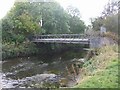 Sewage pipe bridge over the River Trent