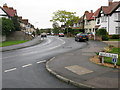 Looking E along Alder Road from Beech Close