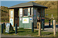 National Trust shed at Godrevy carpark