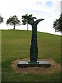 NS4863 : Millennium milepost by Richard Webb