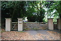 Gates to Oakwood House, Barden Rd