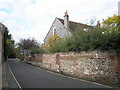 Much patched wall in Colebrook Street