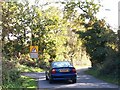 The narrow road from Mariandyrys approaching Llangoed