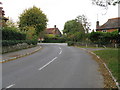 Road junction on bend in Kirdford