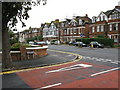 Junction of Julian Road with Cheriton Road