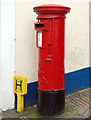 Postbox and hydrant in Fore Street, St Ives