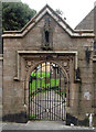 Gate into the churchyard, St Ives parish church