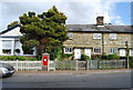 TQ5240 : Postbox in front of Stone cottages, Fordcombe by N Chadwick