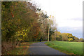 Looking west along Ufton Fields lane, Harbury