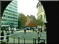 A view from the front of The Midland Hotel, Manchester