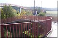 The footbridge over the A289