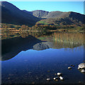 NY3003 : Little Langdale Tarn and Swirl How by Andy Stephenson
