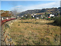 Railway entering Blaenau Ffestiniog