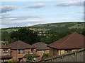 View towards Efail Isaf with The Garth as background