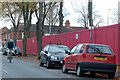 Fence around a building site near Rugby station (3)