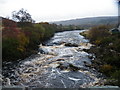 NC9021 : River Helmsdale from road bridge at Kildonan railway station by Sarah McGuire