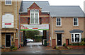 Arched entrance to new block of flats, Dunchurch Road