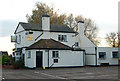 The Bull pub beside the B4453, Weston under Wetherley