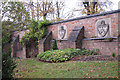 Leamington coats of arms in a wall