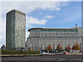 The Hilton Hotel and adjacent tower block - Cardiff