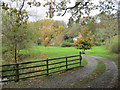 Entrance to house by Llyn Du