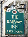 Sign for The Railway Inn, Low Row