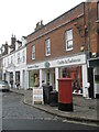 Postbox outside C & H in North Street