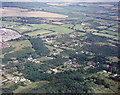 Aerial view of Thundersley Plotlands Lake District